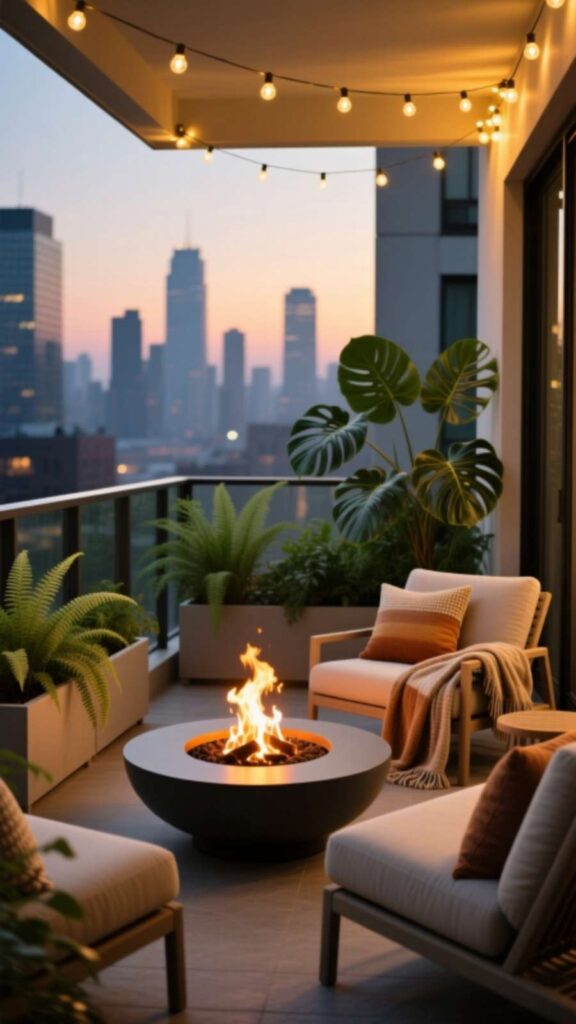 Add a Fire Pit for Warmth