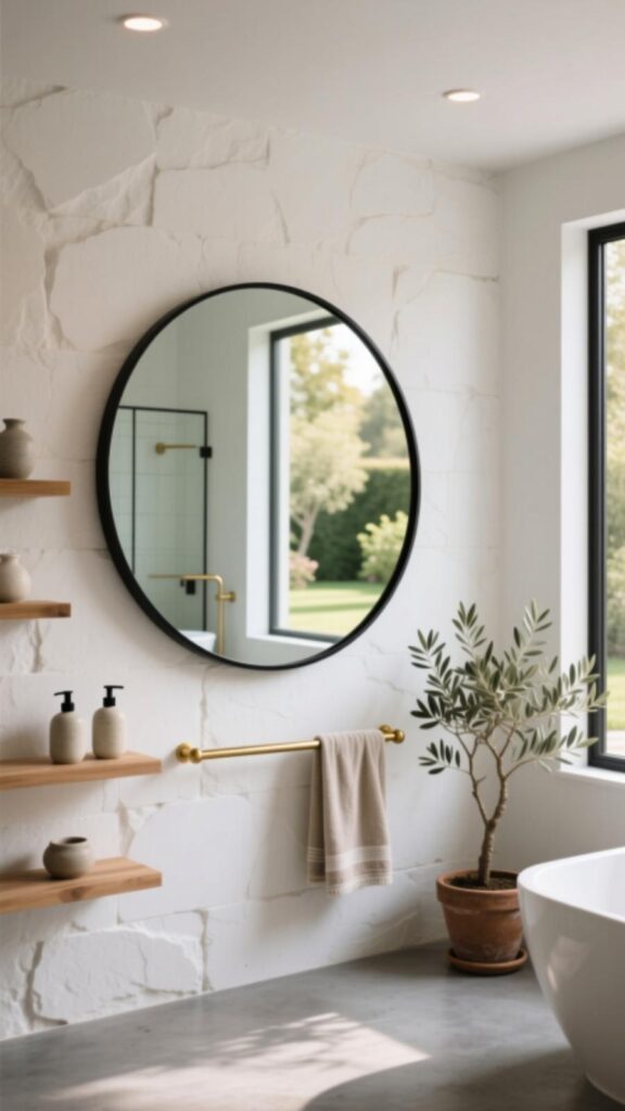 Round Bathroom Mirrors