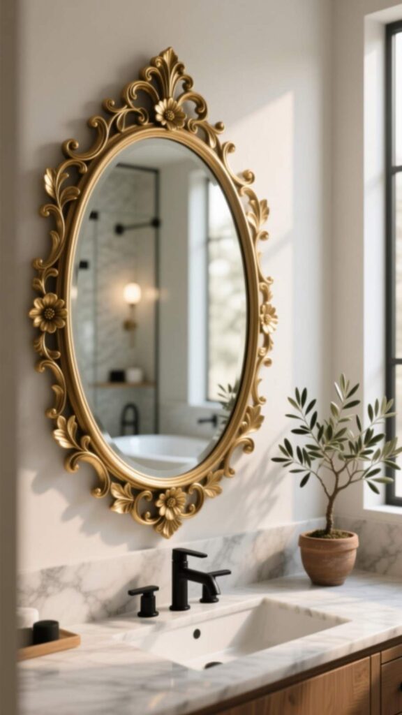 Antique Framed Mirror