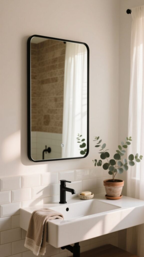  Minimalist Black Frame Mirror