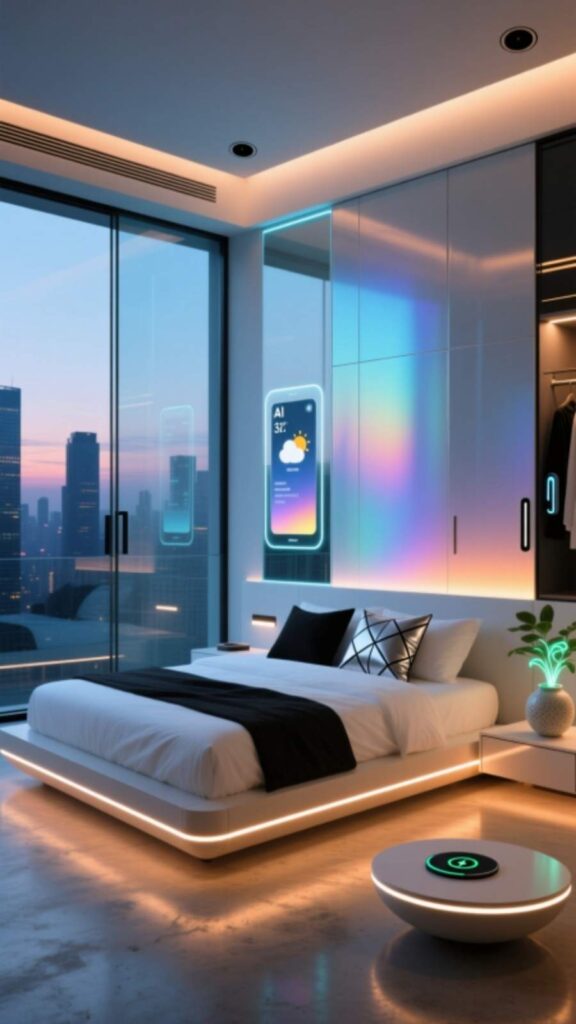 Futuristic Modern Bedroom Interior Designs 2025