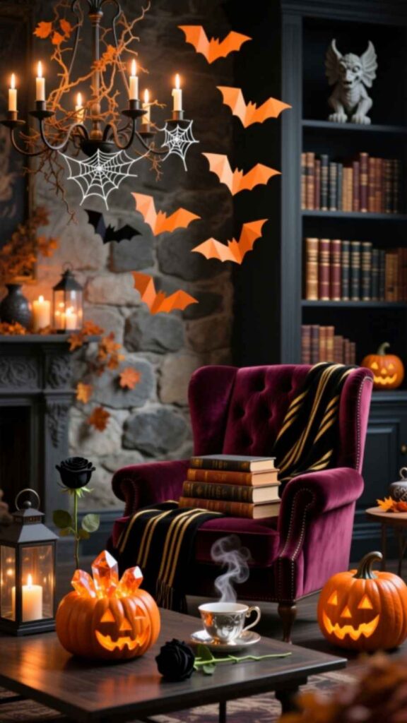 Creating a Halloween Living Room Décor Aesthetic