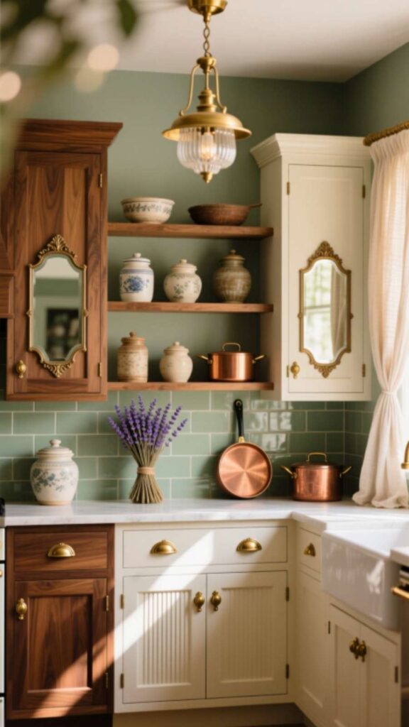 Vintage-Inspired Cabinets