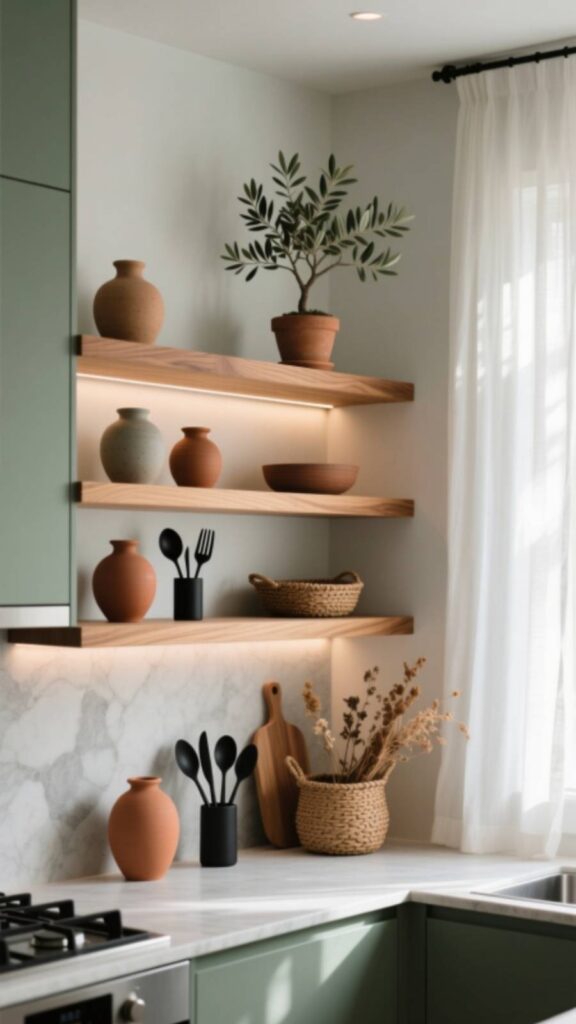 Use Open Shelving