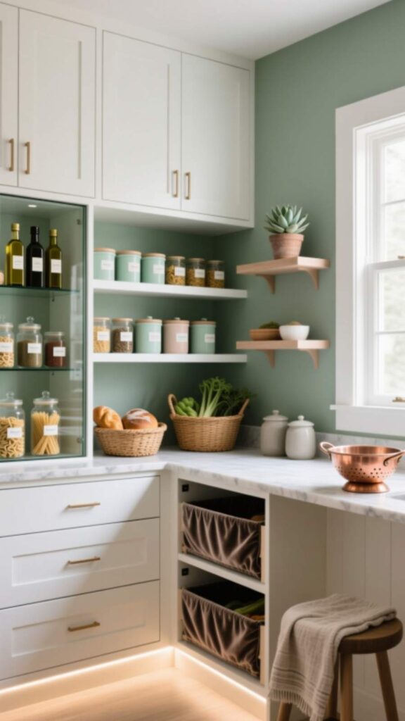 Incorporate a Walk-In Pantry