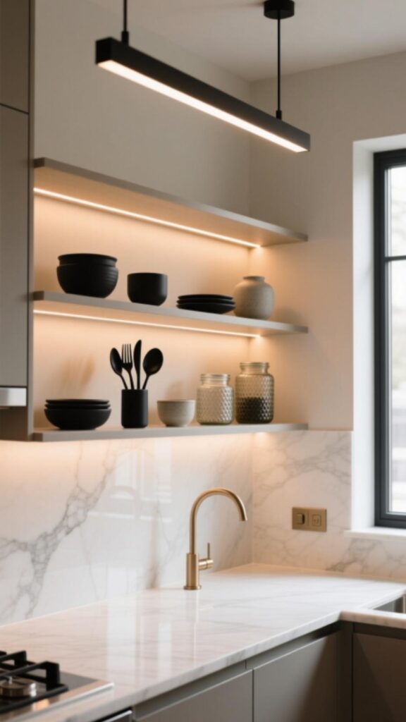 Open Shelf Lighting