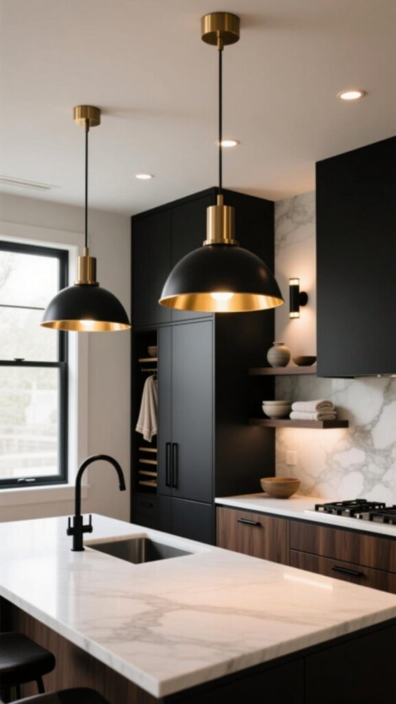 Black Matte Fixtures