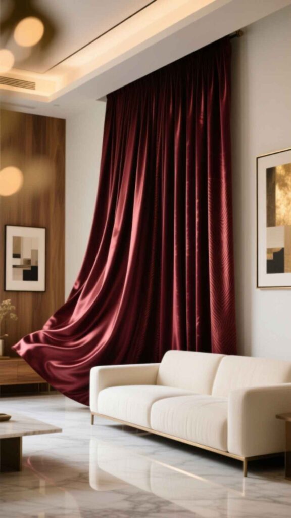 Luxury Silk Curtains
