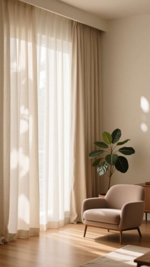 Neutral Linen Curtains