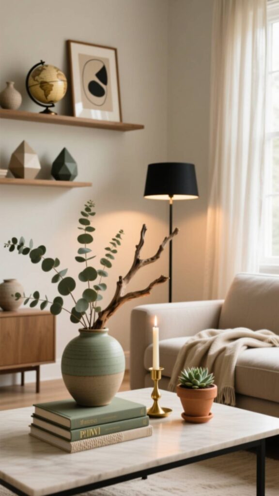 Add a Coffee Table Display