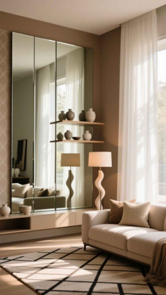 Use Mirrors to Open the Space