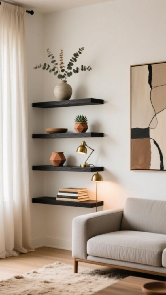 Install Floating Shelves