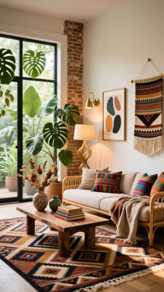 Modern Bohemian Living Room