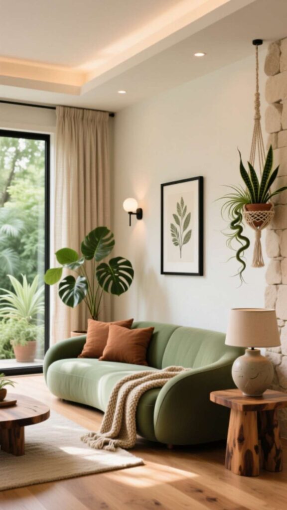 Natural-Inspired Living Room