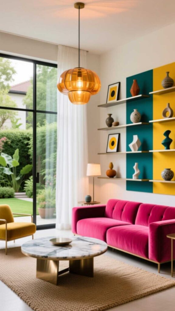 Color-Pop Living Room