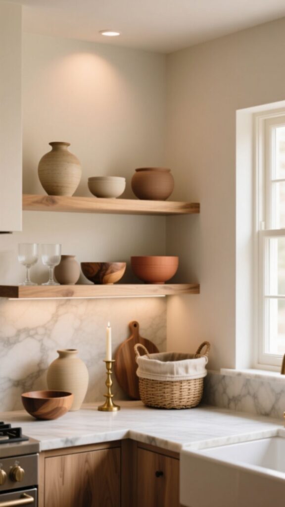 Use Open Shelving