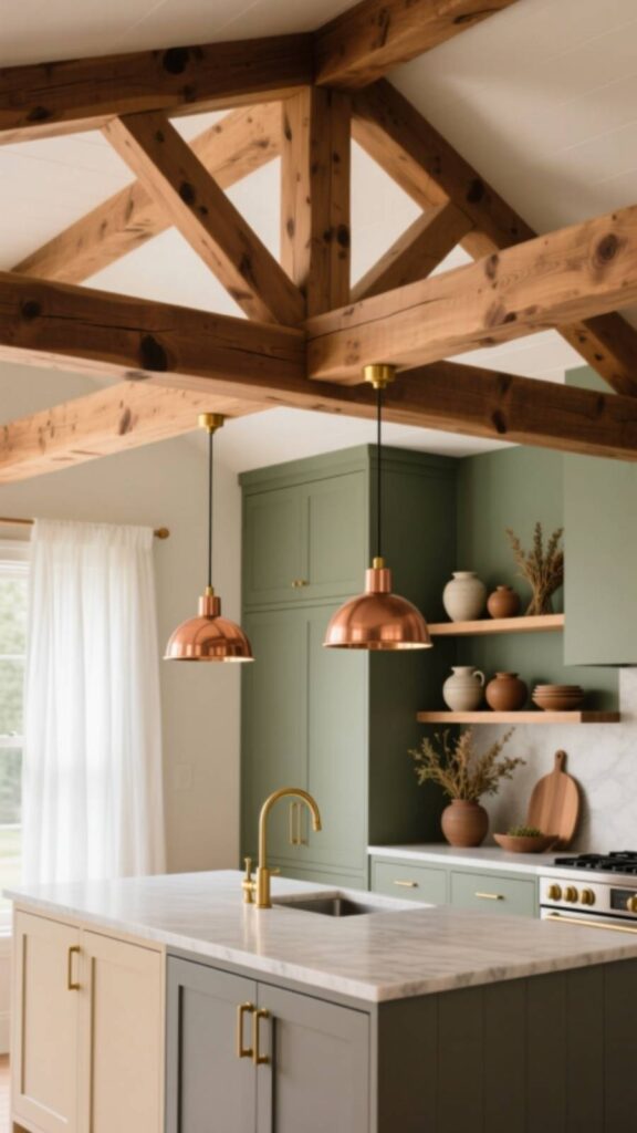 Highlight with Wooden Beams