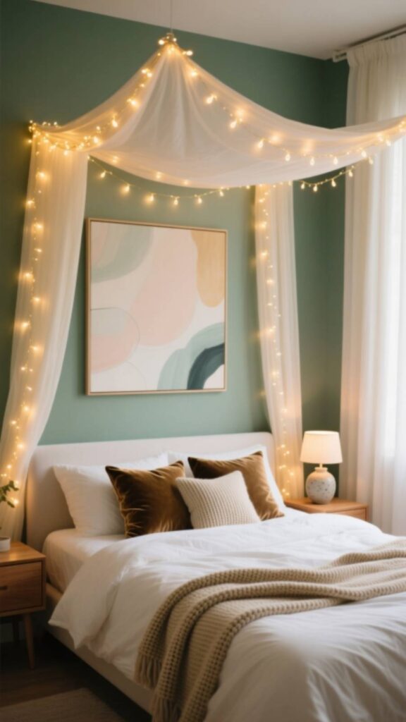 Cozy Fairy Light Setup