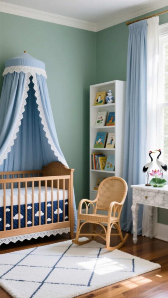 Blue and White Classic Nursery