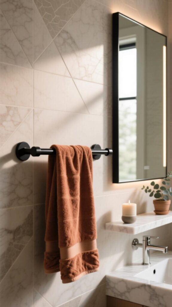 Wall-Mounted Towel Bars
