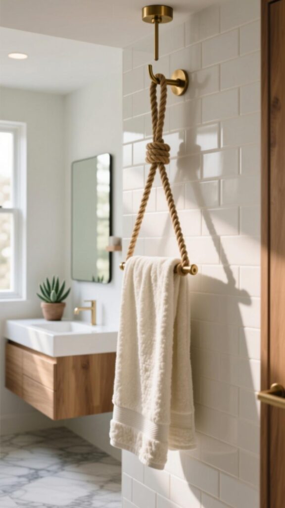 Rope and Hook Hanging Design