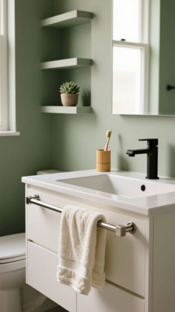 Under-Sink Towel Rod