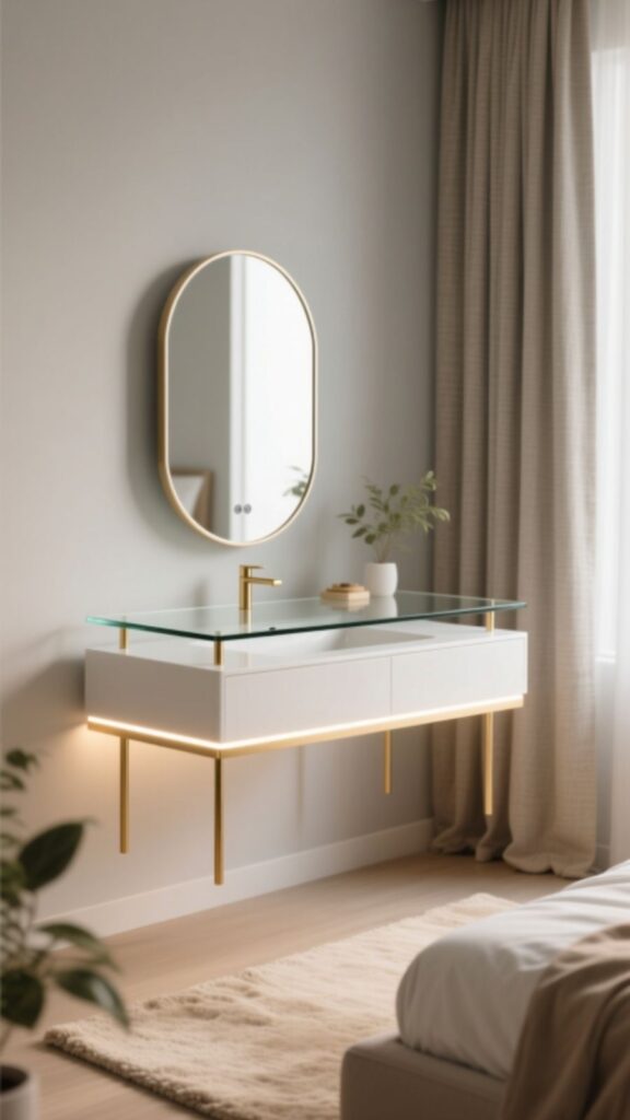 Minimalist Floating Vanity