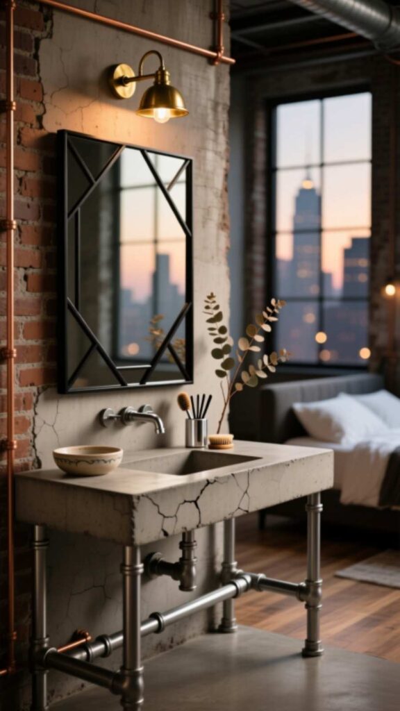 Industrial Style Vanity