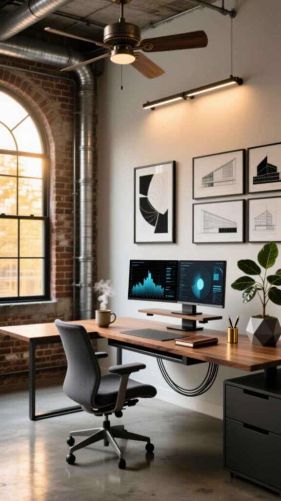 Industrial-Style Office