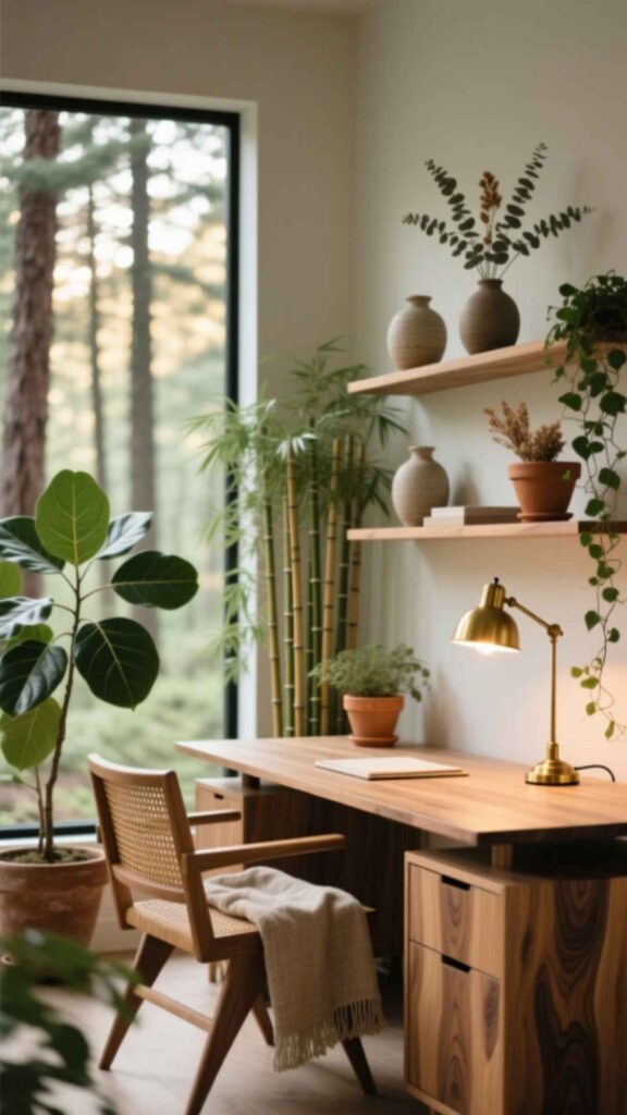 Nature-Inspired Home Office