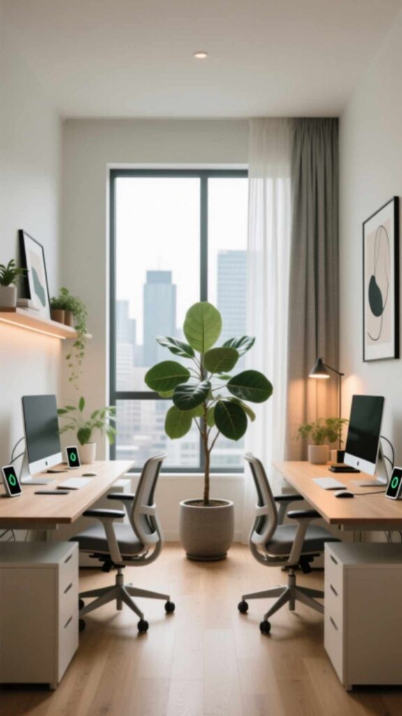 Shared Home Office for Two