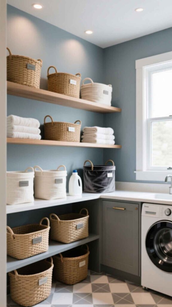 Use Baskets and Bins for Organization