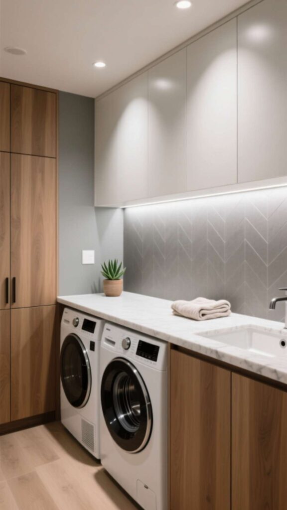 Add a Countertop Above the Washer and Dryer