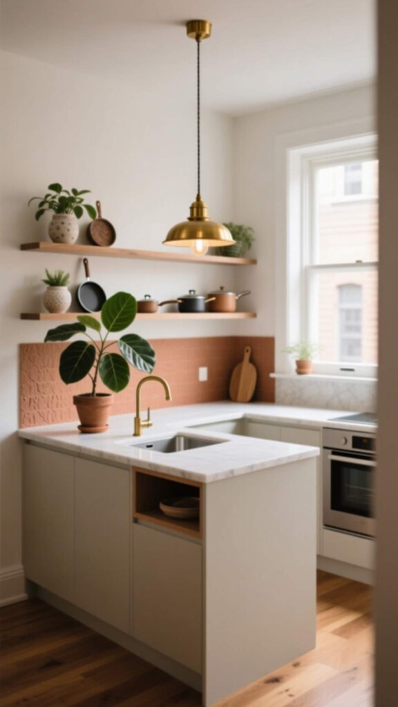 Add a Small Kitchen Island