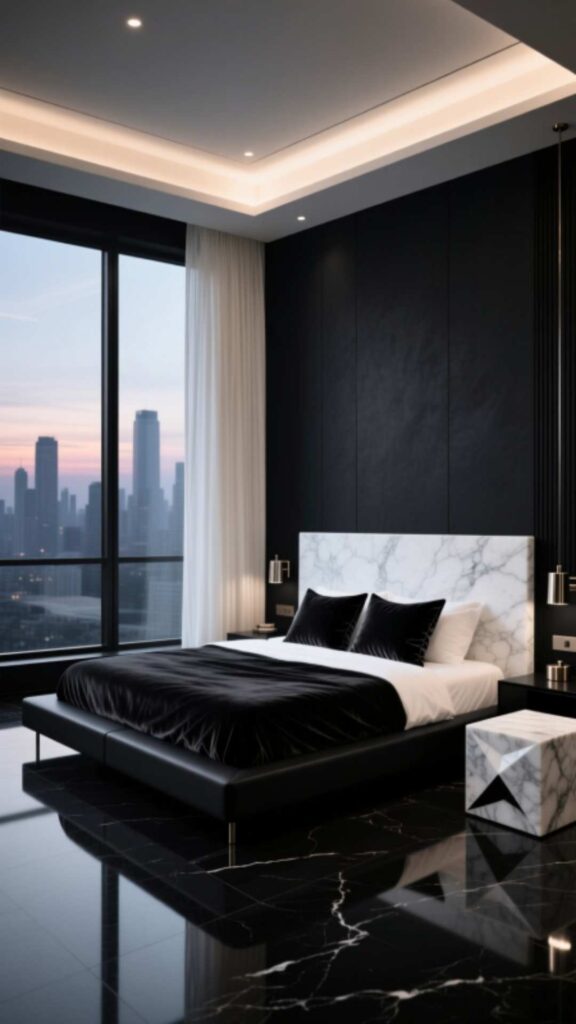 Black and Marble Design