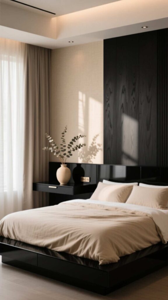 Black and Beige Combination