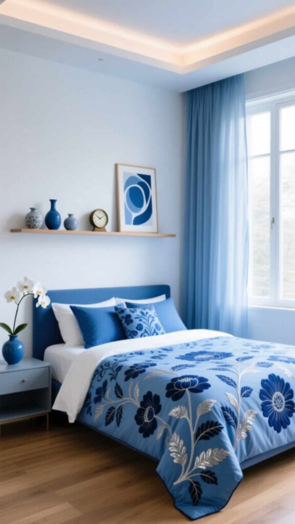 Blue Floral Patterns