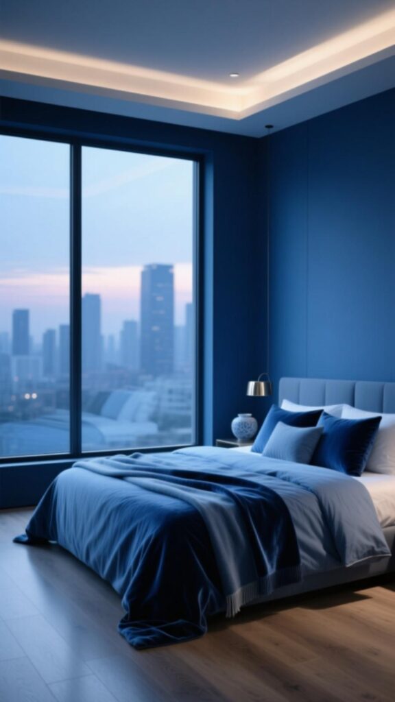 Monochrome Blue Layers