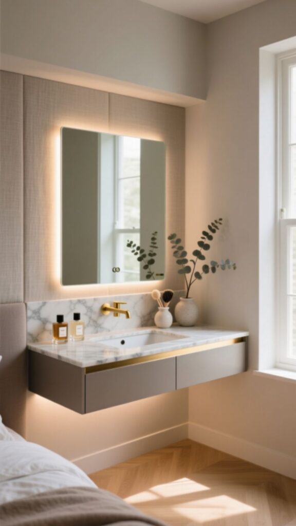 Built-in Wall Niche Vanity