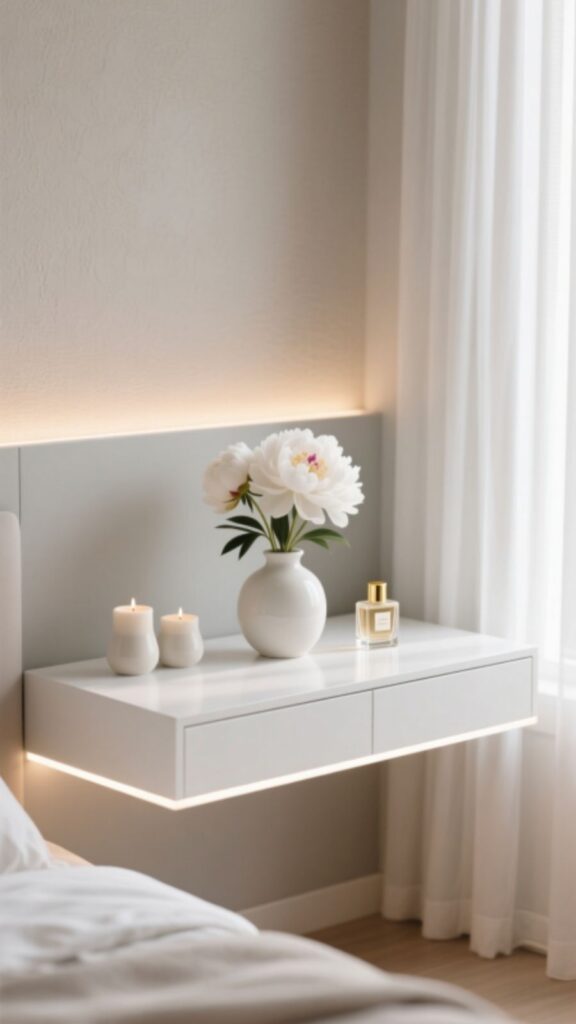 Minimalist White Dressing Table