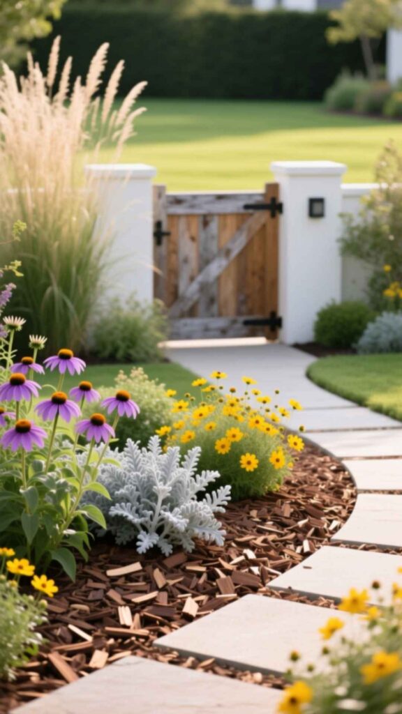 Add Mulch for a Clean Finish