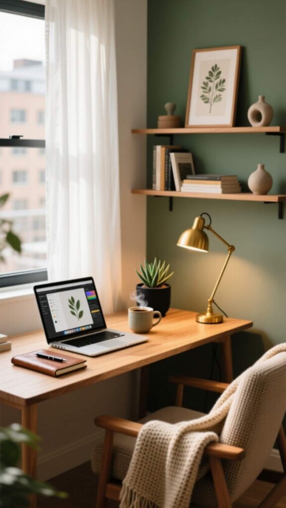 Cozy Home Office Nook