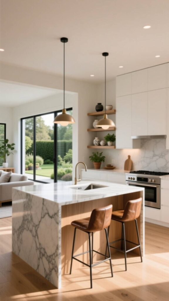 Double Kitchen Islands