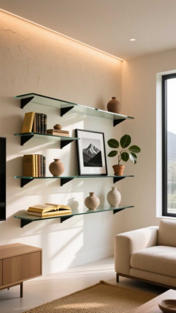 Compact Media Wall for Small Spaces