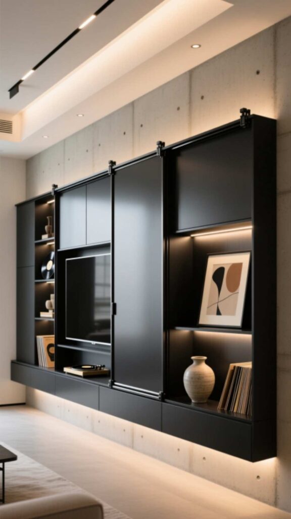 Luxury Marble Media Wall