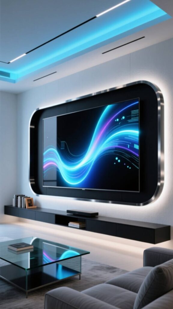 High-Tech Smart Media Wall