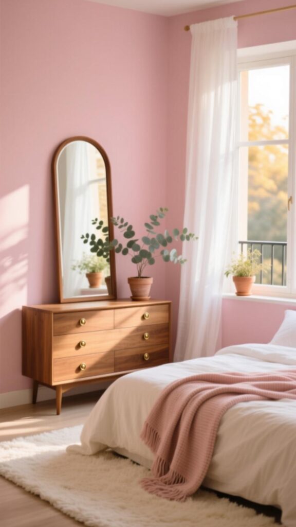 Blush Pink Walls for a Soft and Elegant Look