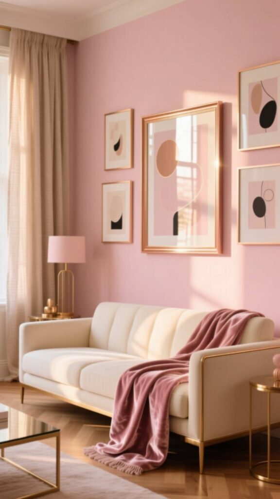 Rose Gold Accents for Glamour