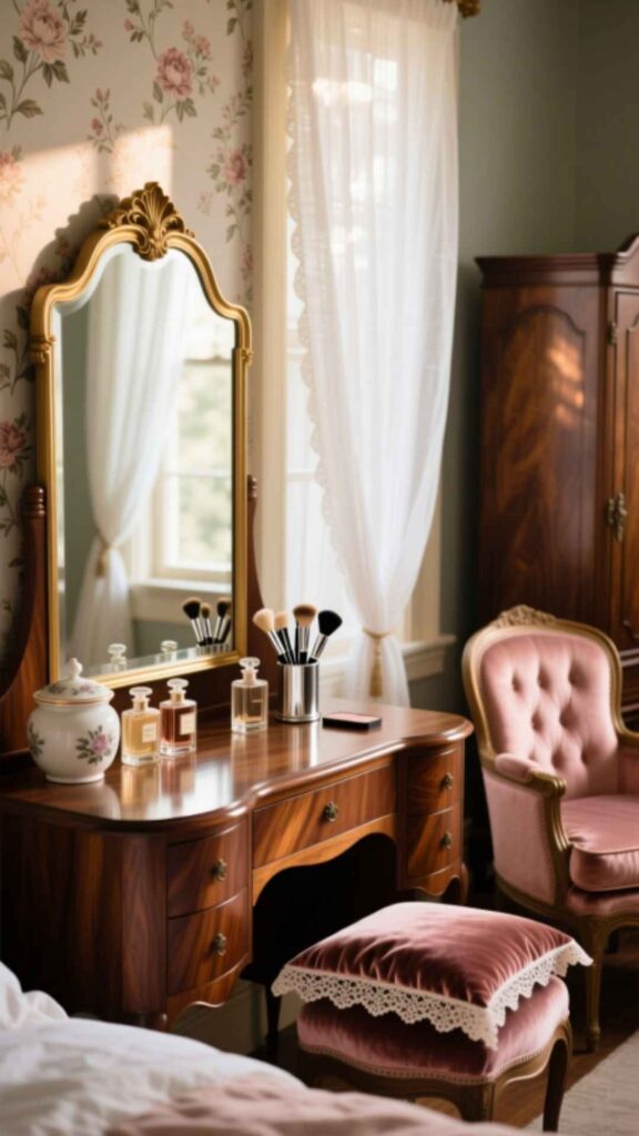 Vintage-Inspired Vanity