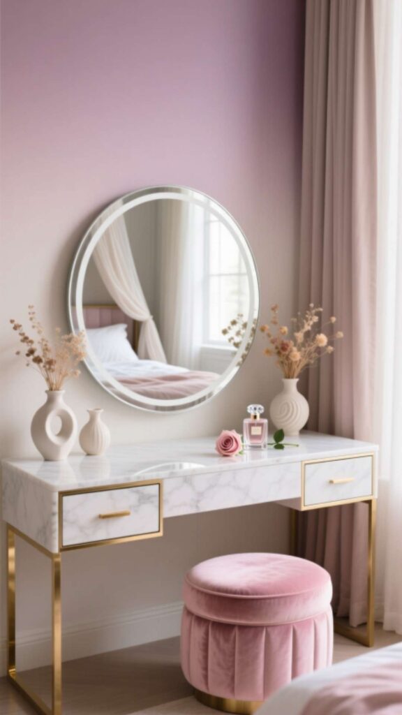 Mirrored Vanity Table